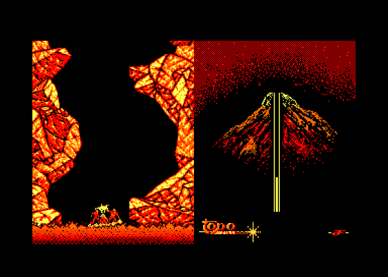 Viaje Al Centro De La Tierra - Version Extendida Screenshot 5 (Amstrad CPC464)