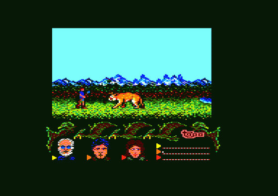 Viaje Al Centro De La Tierra Originale Screenshot 5 (Amstrad CPC464)