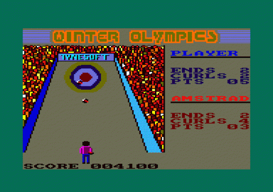 Winter Olympics Screenshot 5 (Amstrad CPC464)