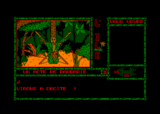 L'ile Screenshot 5 (Amstrad CPC464)