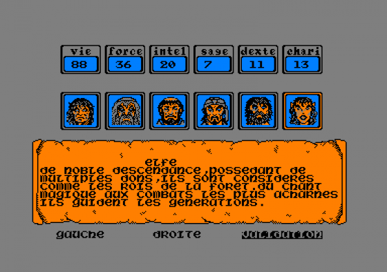 Le Maitre Des Ames Screenshot 5 (Amstrad CPC464)