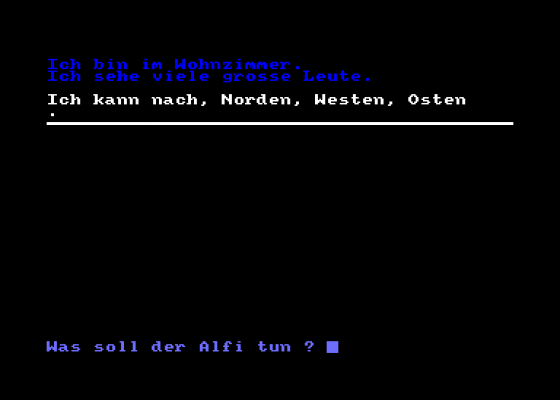 Alf Screenshot 1 (Amstrad CPC464)