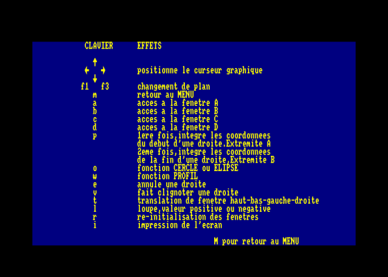 CAD.3D Screenshot 5 (Amstrad CPC464)