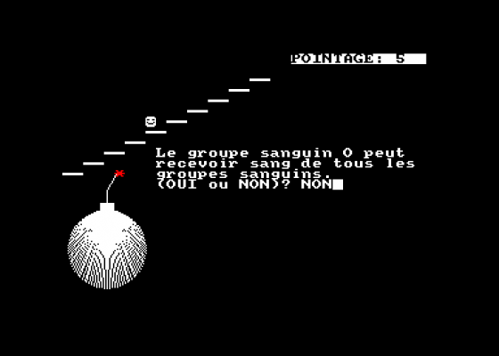 Le Sang Screenshot 5 (Amstrad CPC464)