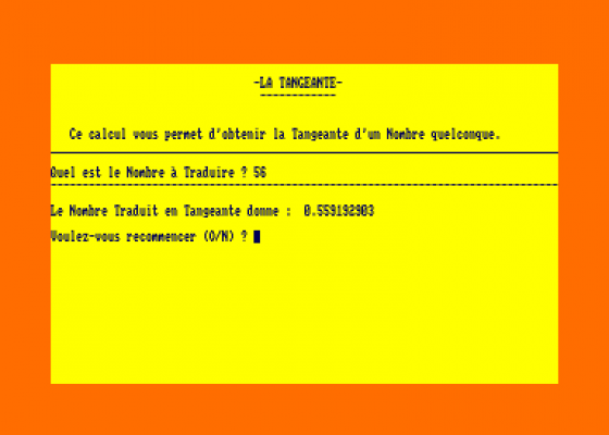 Mathematiques Screenshot 5 (Amstrad CPC464)