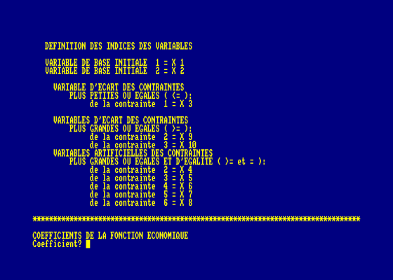 Programmation Lineaire Methode Du Simplexe