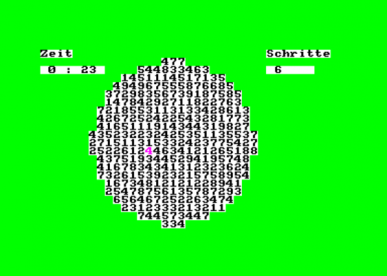 Zurueck Von Klondike Screenshot 1 (Amstrad CPC464)