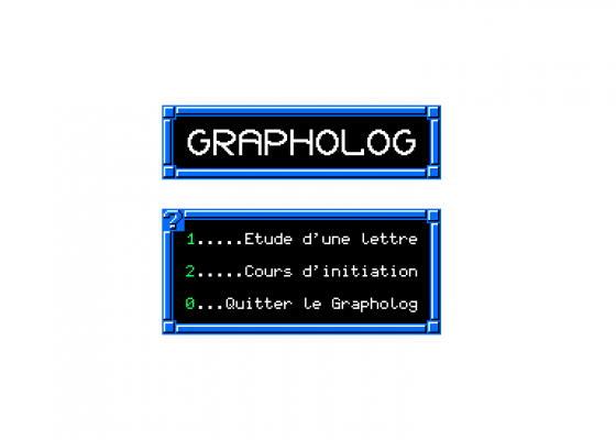 Le Graphologue