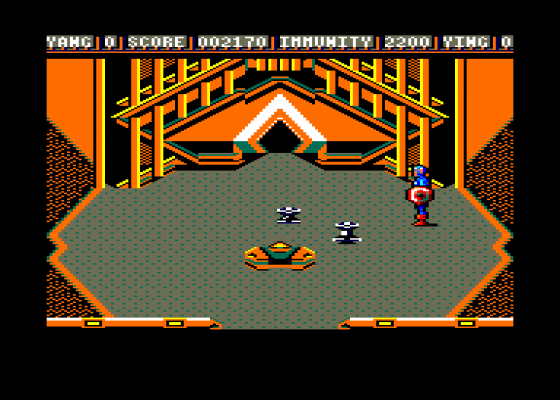 Captain America - Defies The Doom Tube Screenshot 5 (Amstrad CPC464)