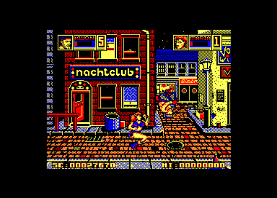 HKM - Human Killing Machine Demo Screenshot 5 (Amstrad CPC464)