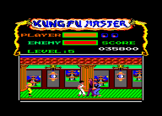 Kung-Fu Master Screenshot 5 (Amstrad CPC464)