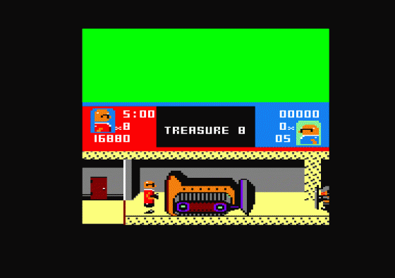 Bonanza Bros Screenshot 19 (Amstrad CPC464)