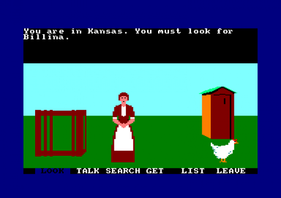 Return To Oz Screenshot 1 (Amstrad CPC464)