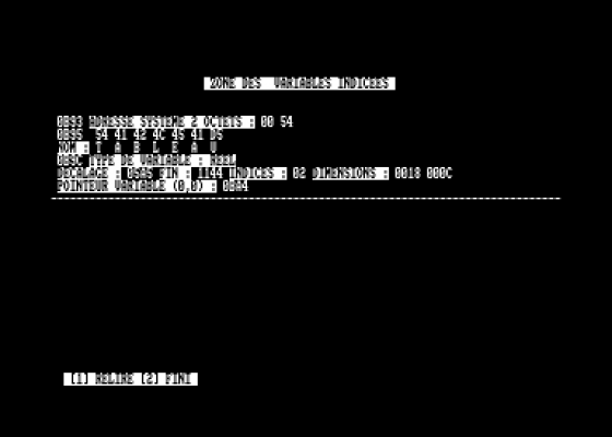 Apprentissage De L'Assembleur Volume 1 Screenshot 5 (Amstrad CPC464)