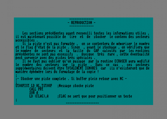 SOS Programmeurs Issue 4 Screenshot 5 (Amstrad CPC464)