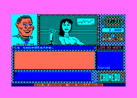 Chomedu Screenshot 5 (Amstrad CPC464)