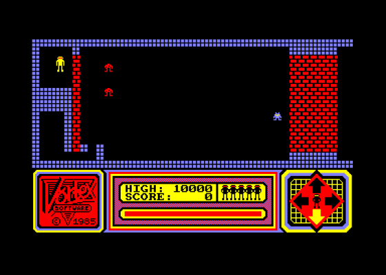 Android One - The Reactor Run Screenshot 1 (Amstrad CPC464)