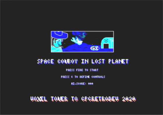 Space Cowboy In Lost Planet Screenshot 10 (Amstrad CPC464)