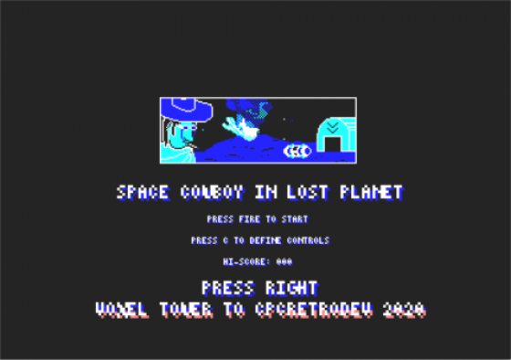 Space Cowboy In Lost Planet Screenshot 11 (Amstrad CPC464)