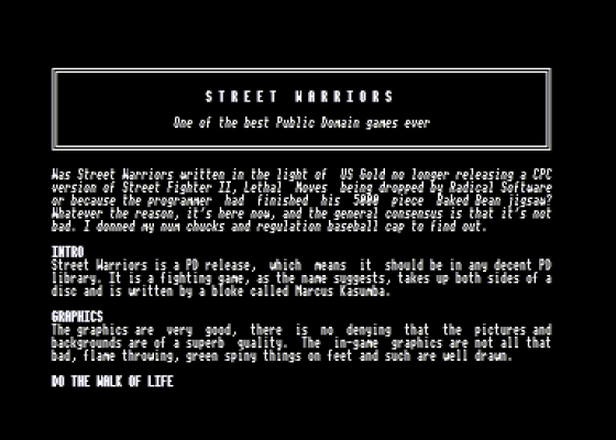 Euro-WACCI Issue 2 Screenshot 5 (Amstrad CPC464)