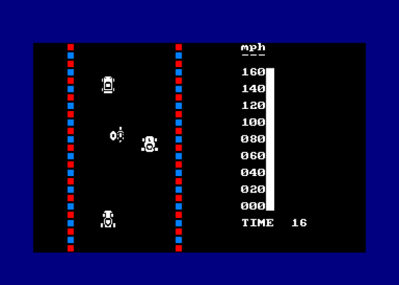 Hot-Rods Screenshot 1 (Amstrad CPC464)