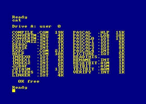 Wacci Public Domain Disc 17 & 18 - Jet Pascal - CPM 3.1 Only