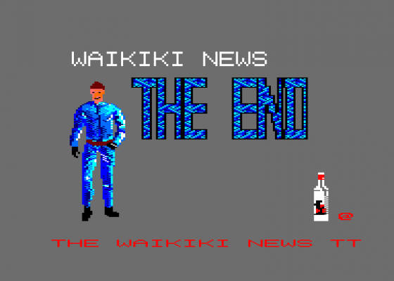 The Waikiki News - Issue 1 Screenshot 5 (Amstrad CPC464)