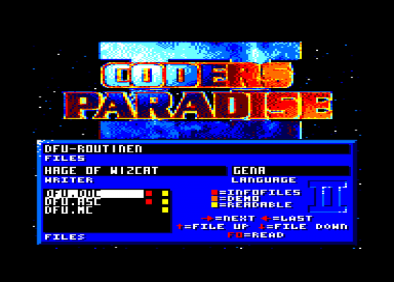 Coders Paradise Issue 2 Screenshot 5 (Amstrad CPC464)