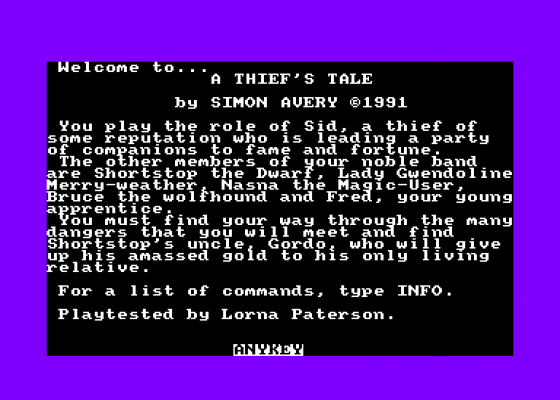 A Thief's Tale
