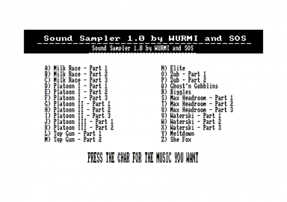 The Mega Sound-Sampler 1.0