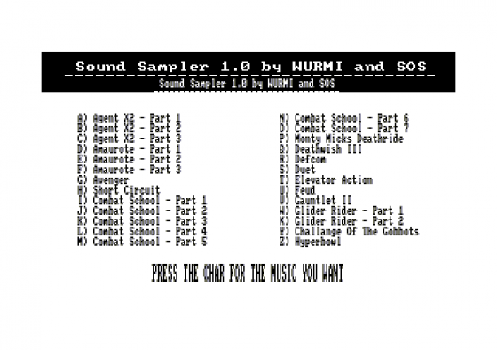 The Mega Sound-Sampler 1.0