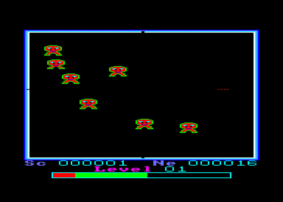 Cross Fire Screenshot 1 (Amstrad CPC464)