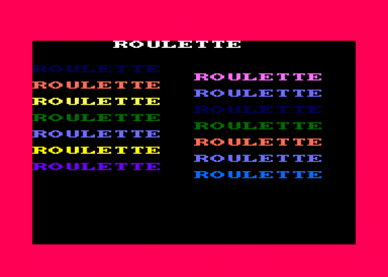 Roulette