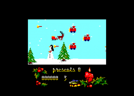 Santa's Christmas Capers Screenshot 1 (Amstrad CPC464)