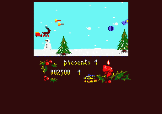 Santa's Xmas Caper Screenshot 10 (Amstrad CPC464)