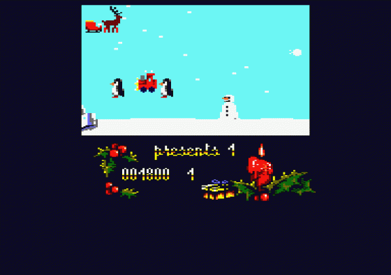 Santa's Xmas Caper Screenshot 11 (Amstrad CPC464)