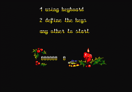 Santa's Xmas Caper Screenshot 13 (Amstrad CPC464)