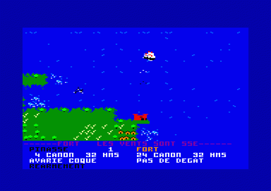 Pirates! Screenshot 5 (Amstrad 6128)