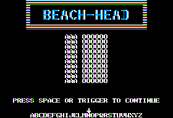 Beach Head Screenshot 5 (Apple II)