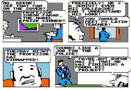 Accolade's Comics Featuring Steve Keene Thrillseeker Screenshot 5 (Apple II)