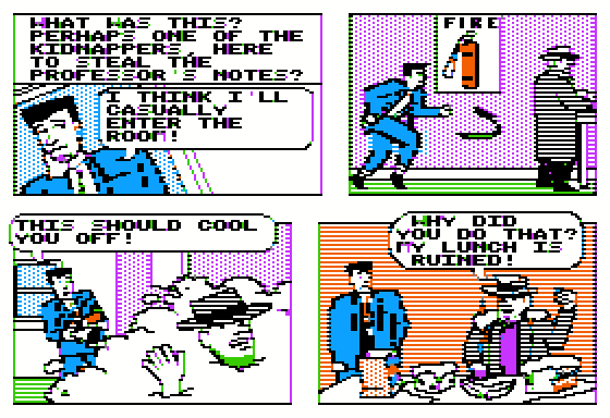 Accolade's Comics Featuring Steve Keene Thrillseeker Screenshot 7 (Apple II)