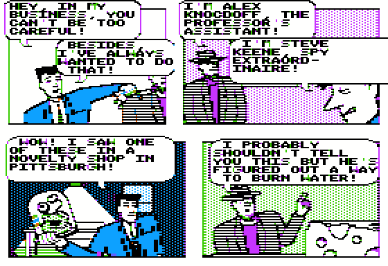 Accolade's Comics Featuring Steve Keene Thrillseeker Screenshot 8 (Apple II)