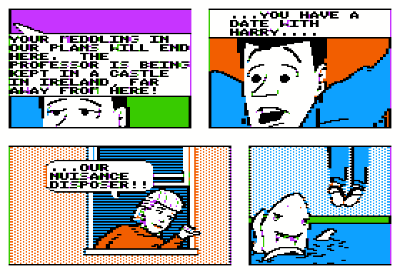 Accolade's Comics Featuring Steve Keene Thrillseeker Screenshot 13 (Apple II)