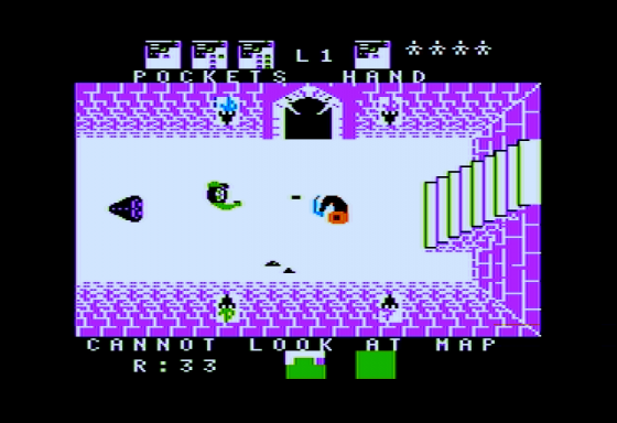 Alcazar: The Forgotten Fortress Screenshot 7 (Apple II)