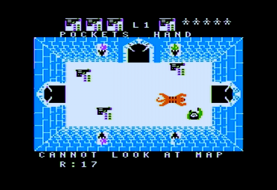 Alcazar: The Forgotten Fortress Screenshot 9 (Apple II)