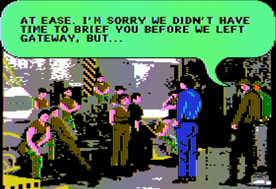 Aliens: The Computer Game Screenshot 7 (Apple II)