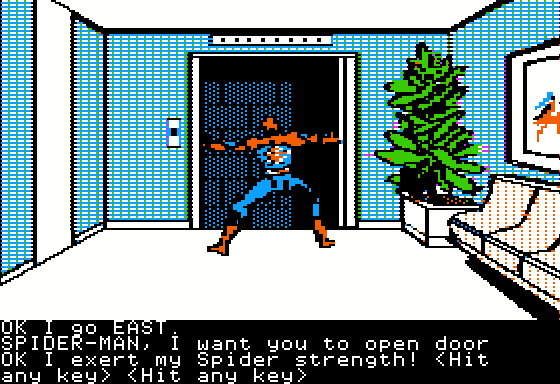 Spiderman Screenshot 5 (Apple II)