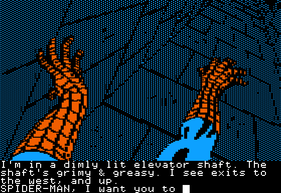 Spiderman Screenshot 6 (Apple II)