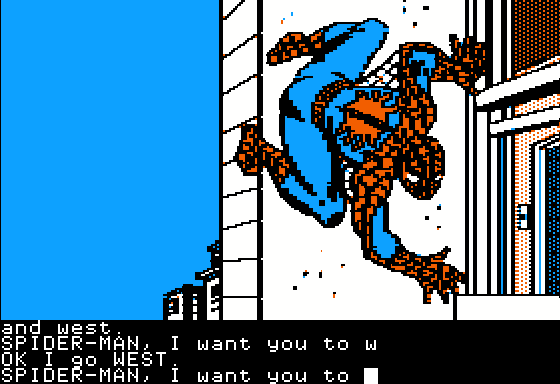 Spiderman Screenshot 7 (Apple II)