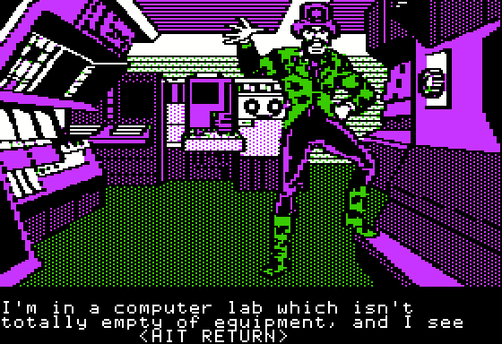 Spiderman Screenshot 8 (Apple II)